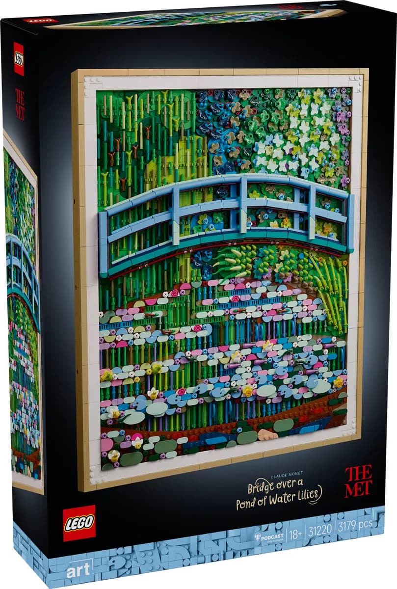 Featured image for article: LEGO Takes on Monet with New Art Set - Bridge over Water Lilies Coming March