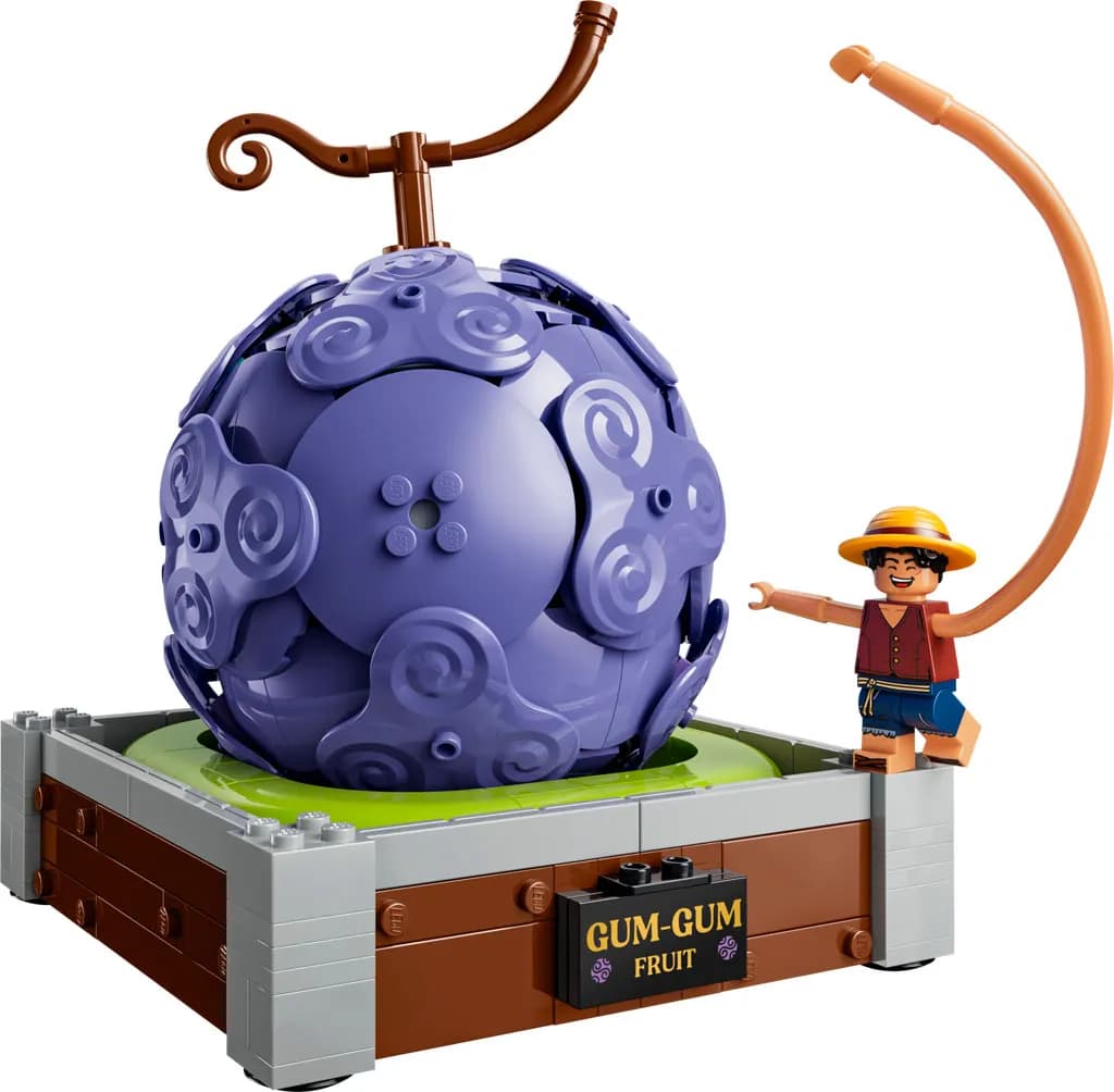 Featured image for article: LEGO One Piece Gum-Gum Fruit (75647) Revealed