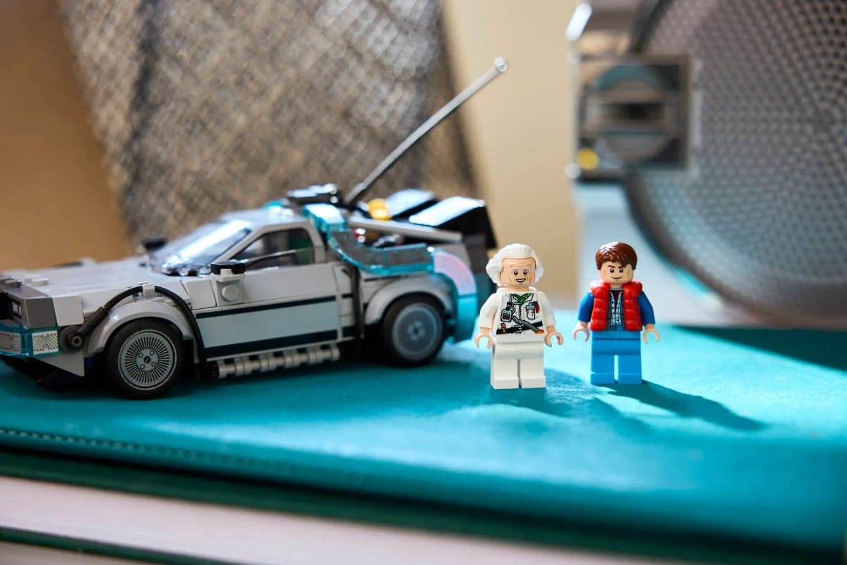 Featured image for article: Back to the Future DeLorean Returns to Speed Champions - And It's About Time