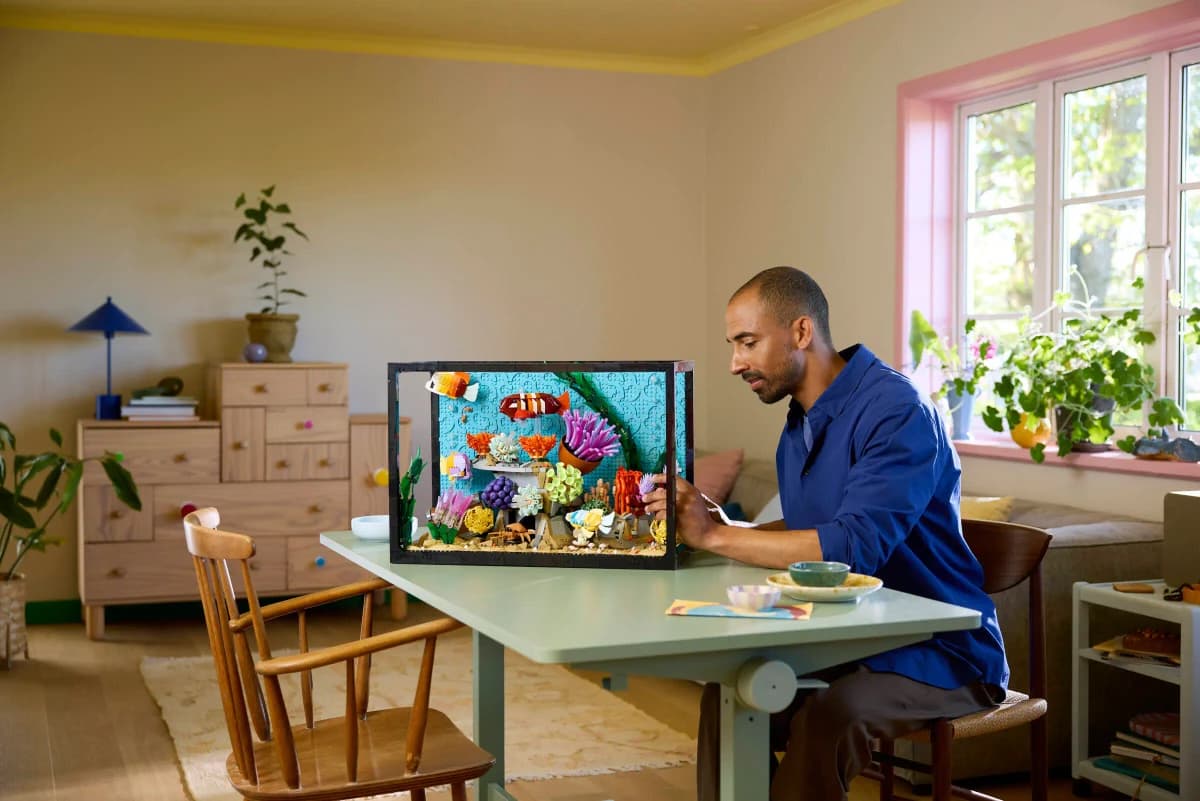 Featured image for article: LEGO's New Tropical Aquarium Set Brings Underwater Bliss to Your Shelf