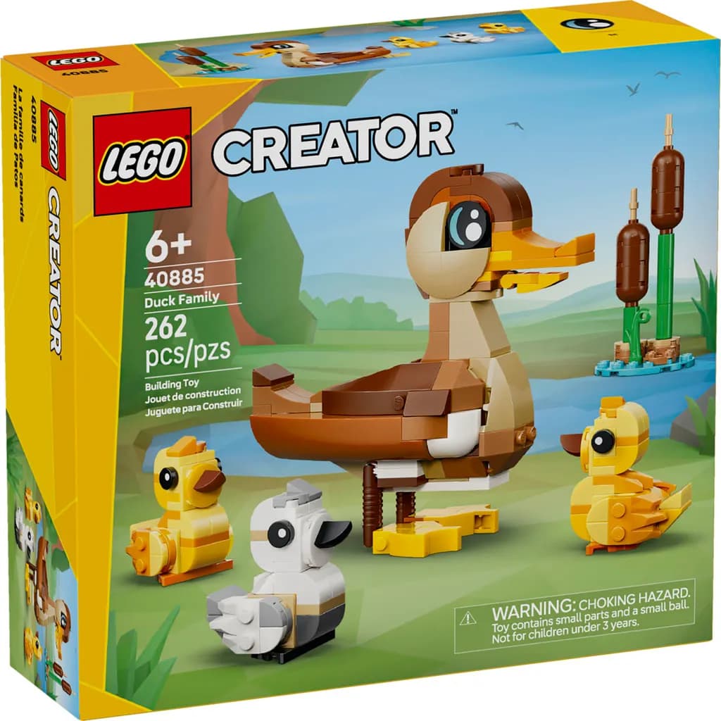 Featured image for article: LEGO's New Duck Family GWP Set Waddles into View