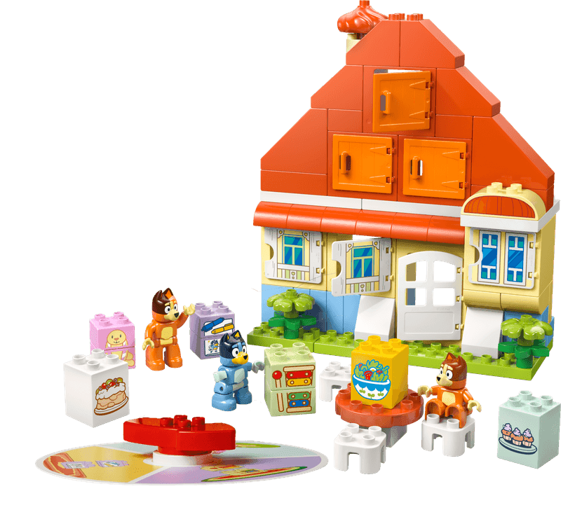 Bluey's Family House with Memory Game