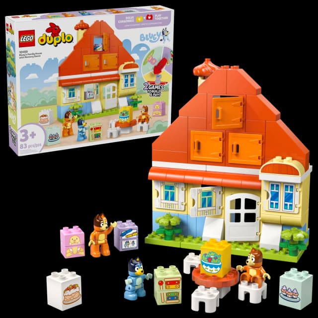 Bluey's Family House with Memory Game - Image 2