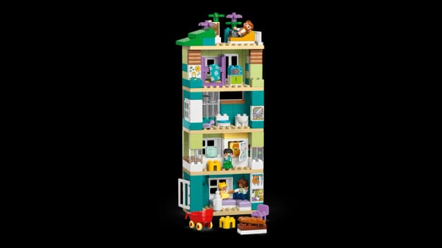 3 in 1 Modern Family House with Figures - Image 10