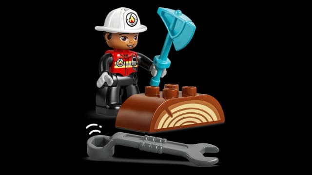 Fire Truck with Hose and Firefighter - Image 10