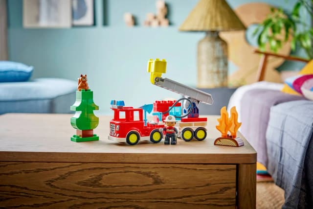 Fire Truck with Hose and Firefighter - Image 6