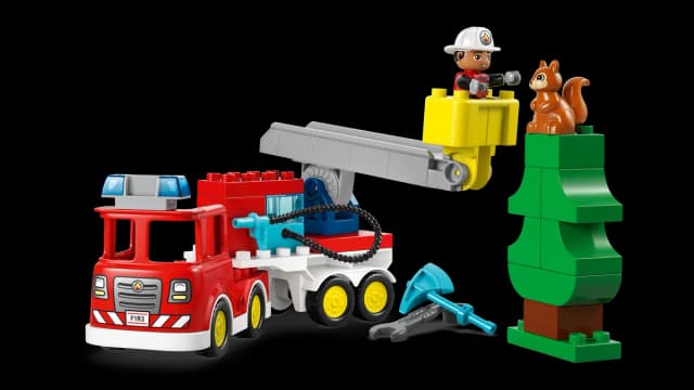 Fire Truck with Hose and Firefighter - Image 11