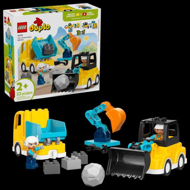 3 in 1 Construction Vehicles - Image 2