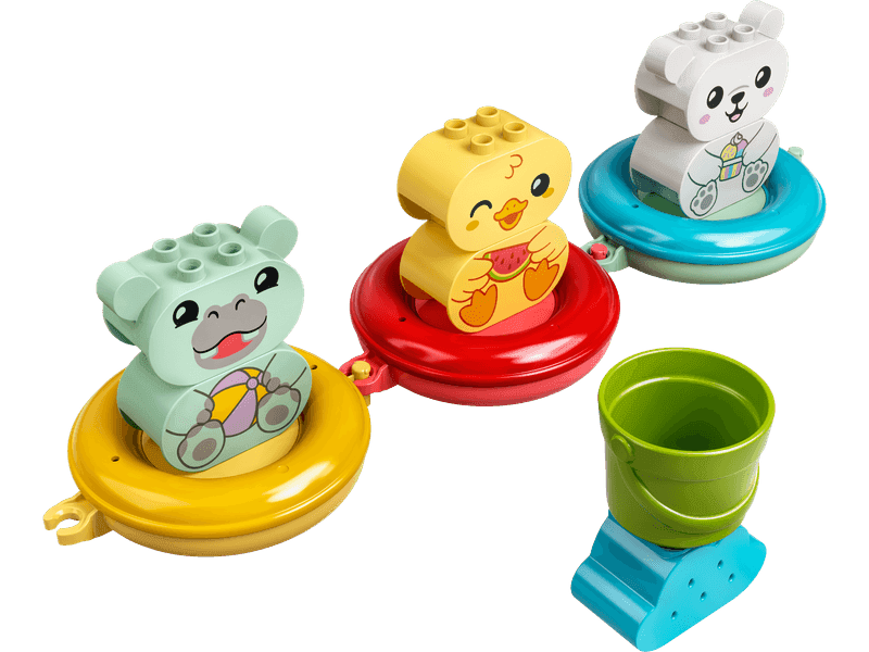 Bath Time Fun: Floating Animal Train