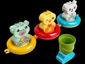 Bath Time Fun: Floating Animal Train
