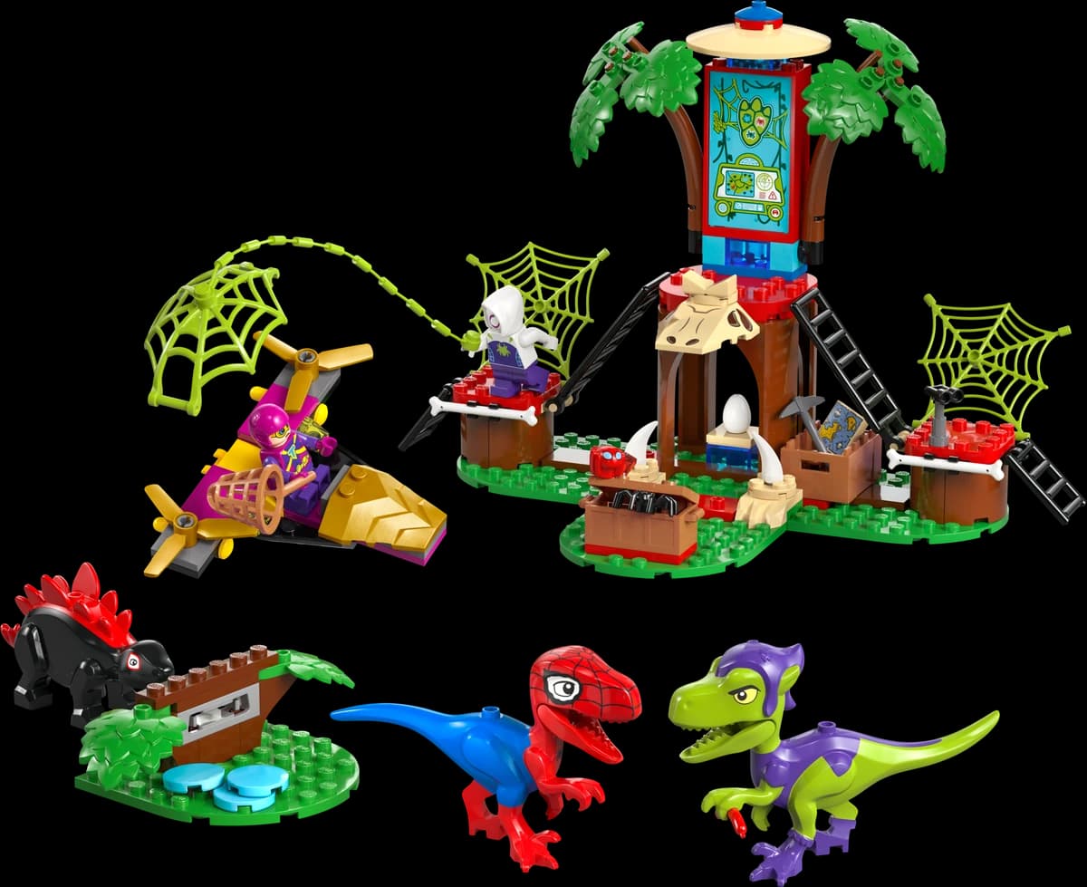 Spidey and Gobby's Raptor Battle at Tree House HQ