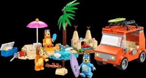 Bluey's Beach & Family Car Trip