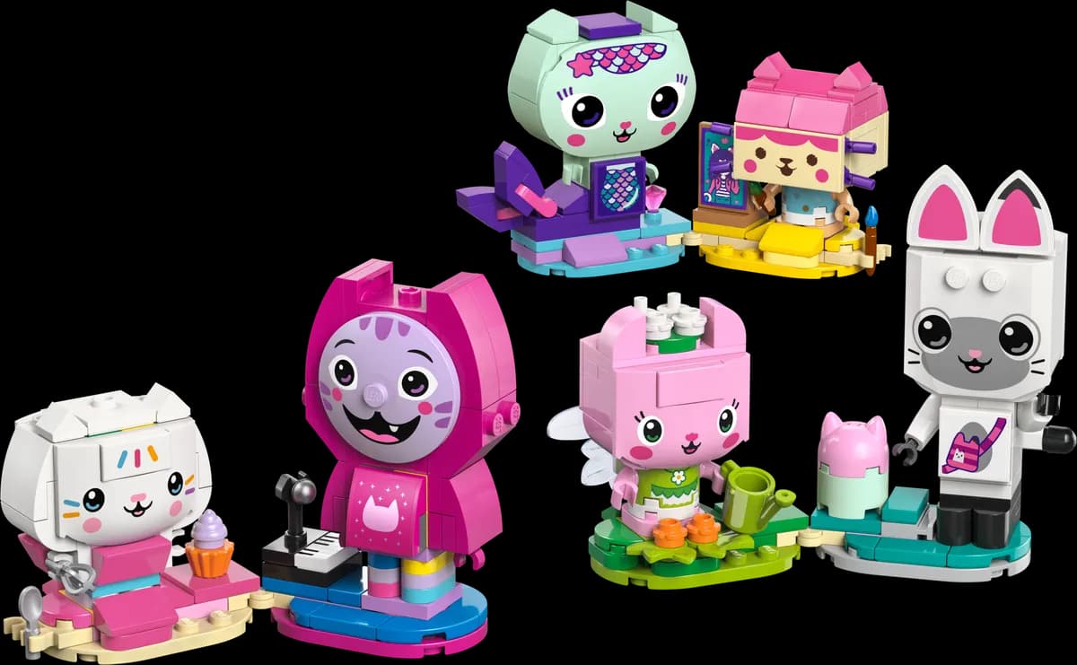 Gabby's Brick-Built Cat Friends