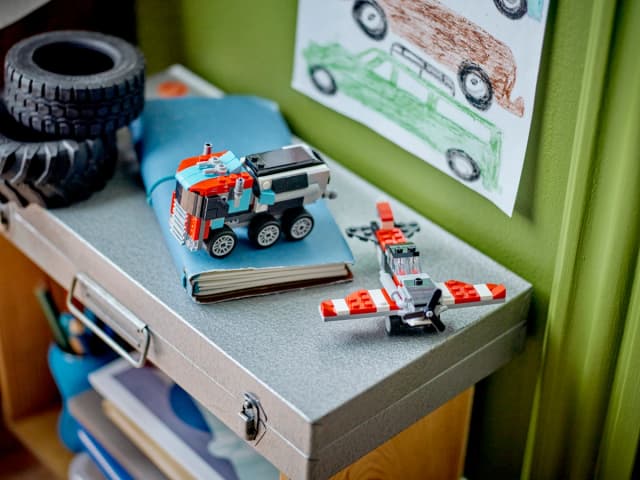 Flatbed Truck with Helicopter - Image 4