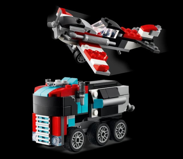 Flatbed Truck with Helicopter - Image 2