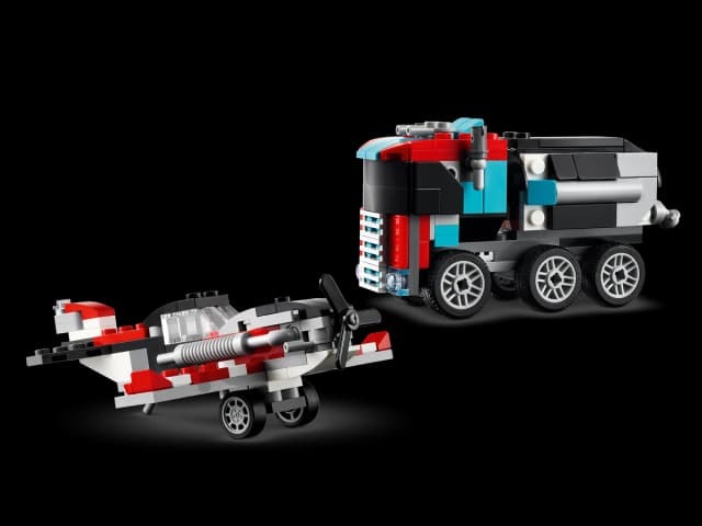 Flatbed Truck with Helicopter - Image 7