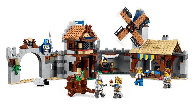 Medieval Horse Knight Castle
