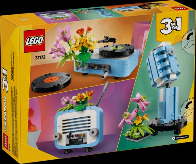 Record Player with Flowers - Image 4