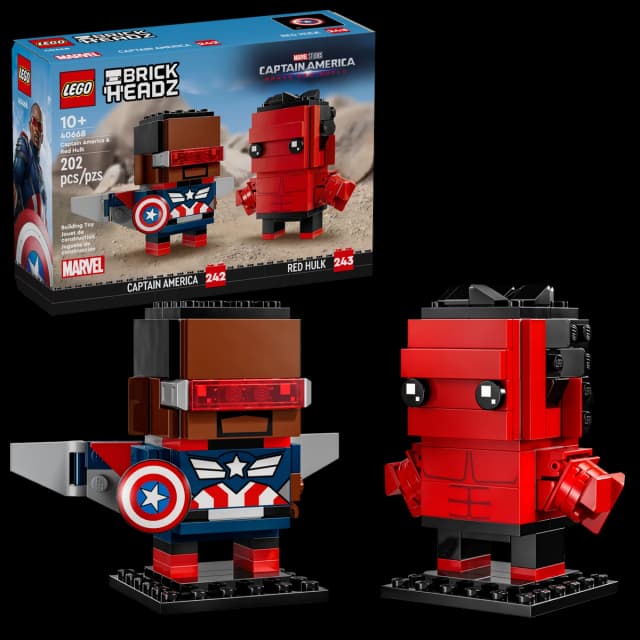 Captain America & Red Hulk Figures - Image 2