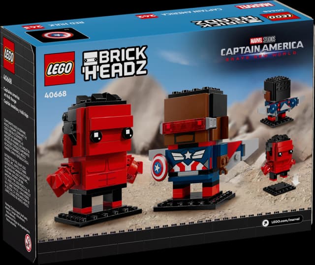 Captain America & Red Hulk Figures - Image 6