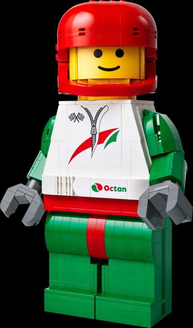 Up-Scaled Racing Driver Minifigure - Image 1