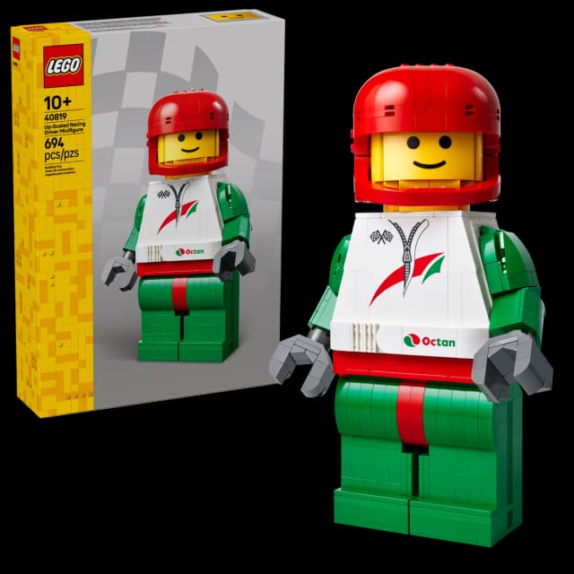 Up-Scaled Racing Driver Minifigure - Image 3