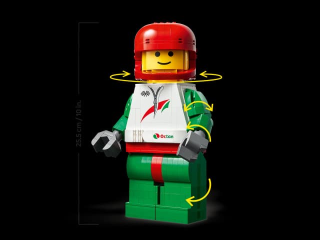 Up-Scaled Racing Driver Minifigure - Image 2