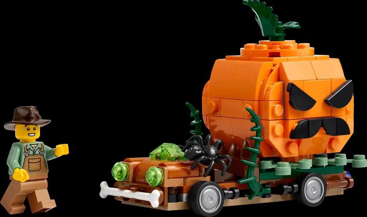 Jack-O'-Lantern Pickup Truck