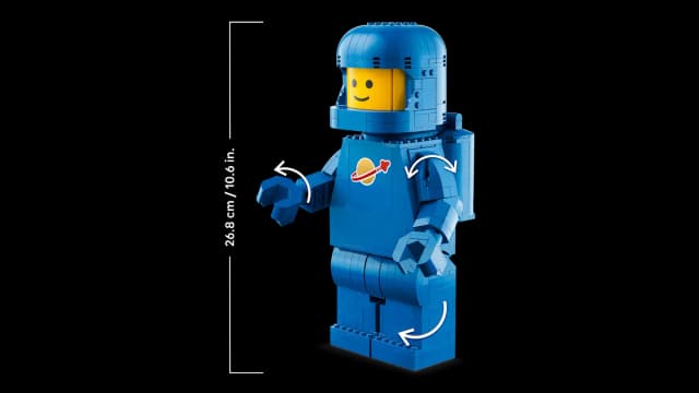 Up-Scaled Blue Astronaut Minifigure - Image 11