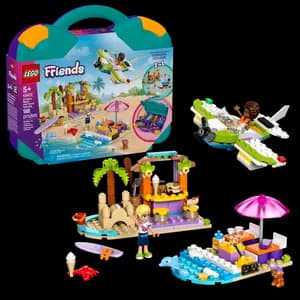 Creative Beach and Travel Suitcase