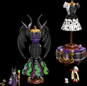 Maleficent's and Cruella De Vil's Dresses