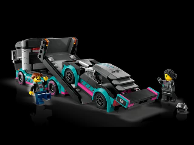 Race Car and Car Carrier Truck - Image 5