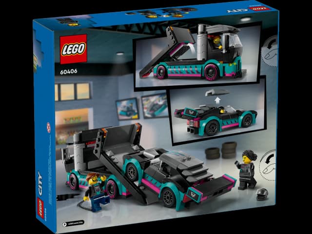 Race Car and Car Carrier Truck - Image 3