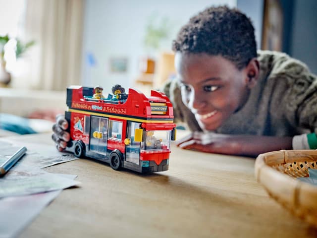 Red Double-Decker Sightseeing Bus - Image 9