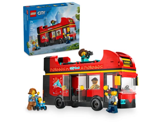 Red Double-Decker Sightseeing Bus - Image 3