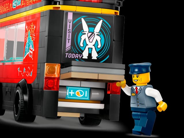 Red Double-Decker Sightseeing Bus - Image 4