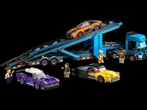 Car Transporter Truck with Sports Cars
