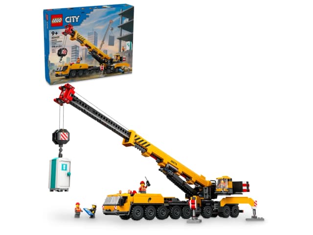 Yellow Mobile Construction Crane - Image 3