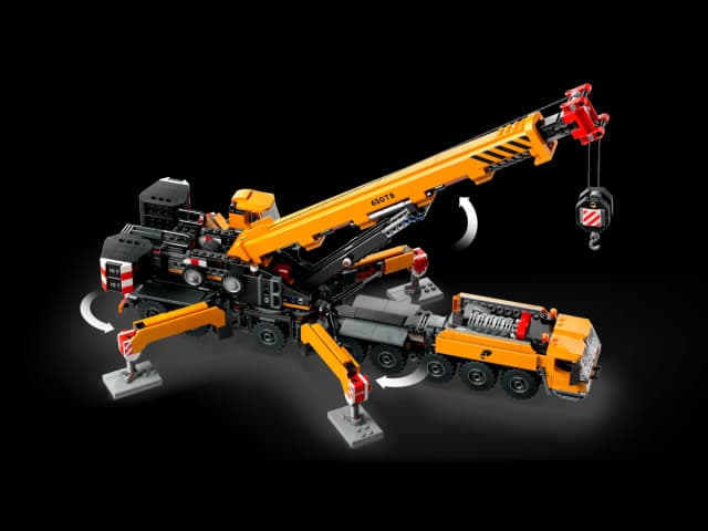 Yellow Mobile Construction Crane - Image 4