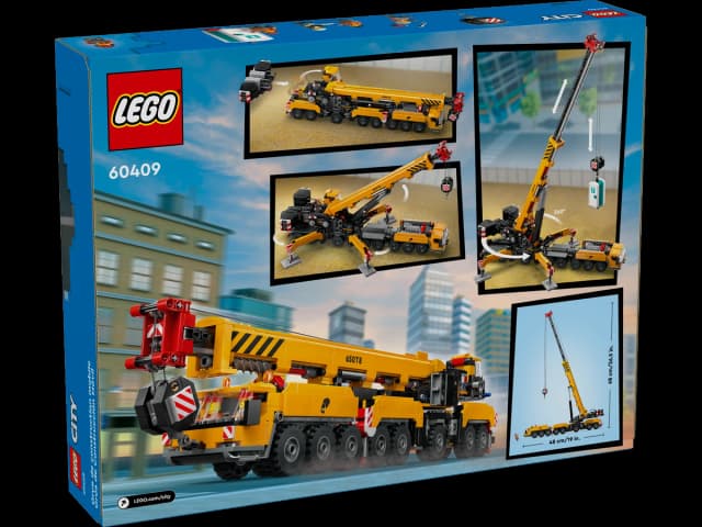 Yellow Mobile Construction Crane - Image 7