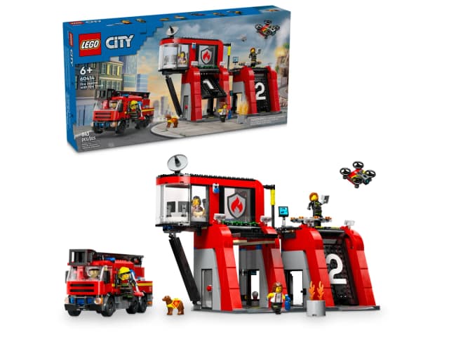Fire Station with Fire Truck - Image 4