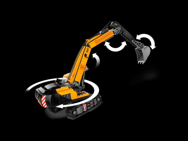 Yellow Construction Excavator - Image 6