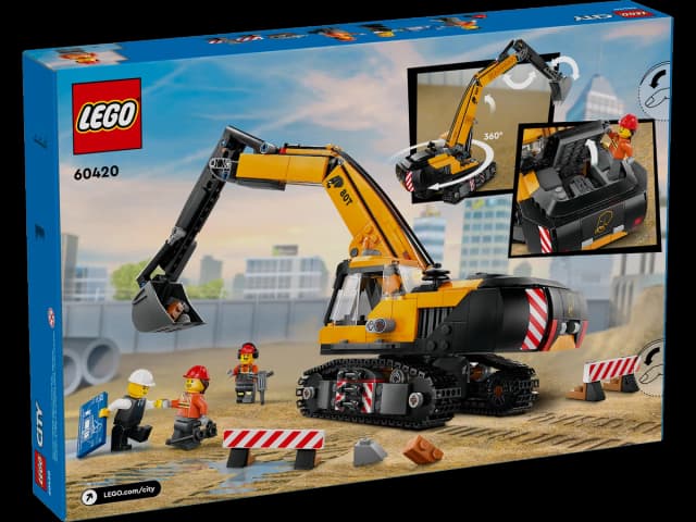 Yellow Construction Excavator - Image 10