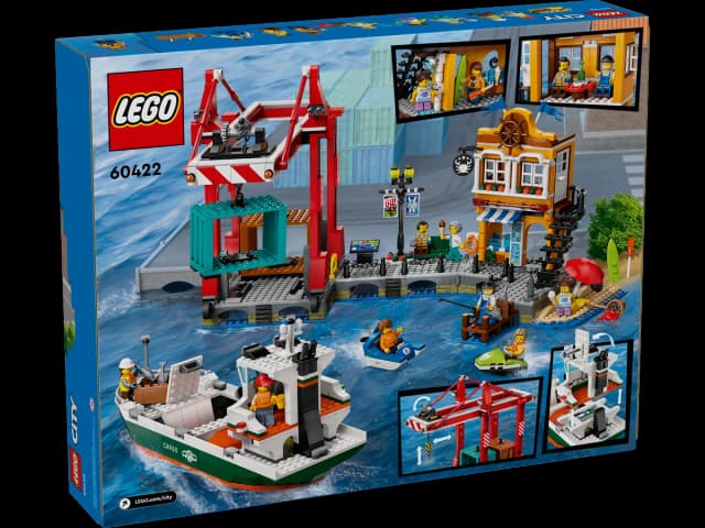 Seaside Harbor with Cargo Ship - Image 12