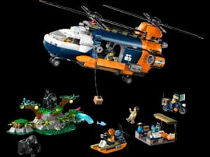 Jungle Explorer Helicopter at Base Camp