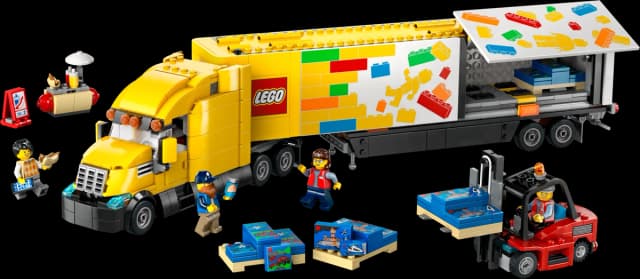 Yellow Delivery Truck - Image 1