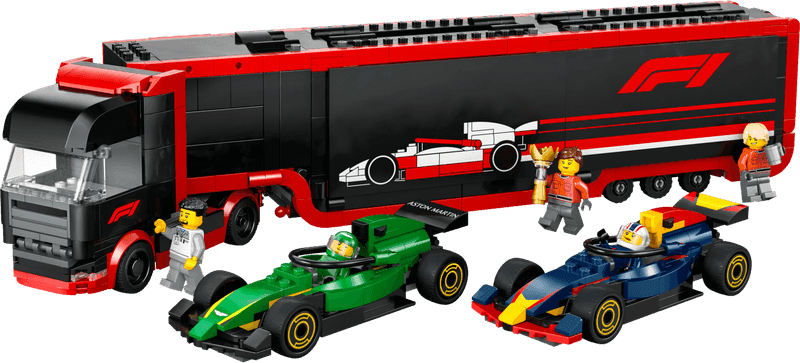 F1® Truck with RB20 & AMR24 F1® Cars