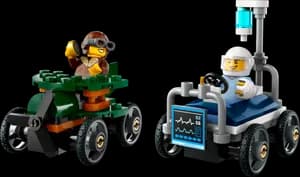 Airplane vs. Hospital Bed Race Car Pack