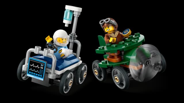 Airplane vs. Hospital Bed Race Car Pack - Image 5