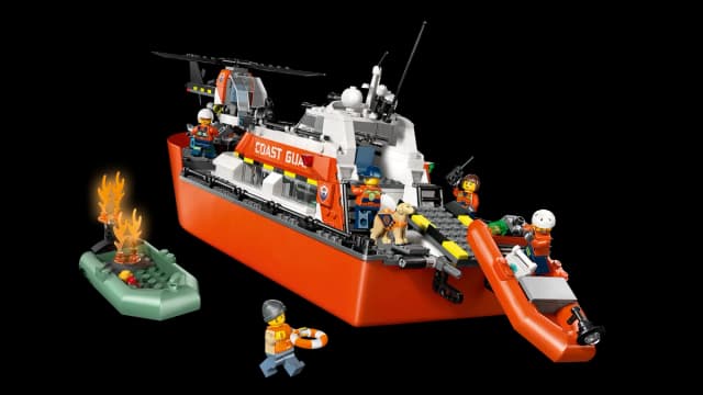 Coast Guard Rescue Boat & Helicopter - Image 9